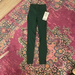 Green lululemon leggings